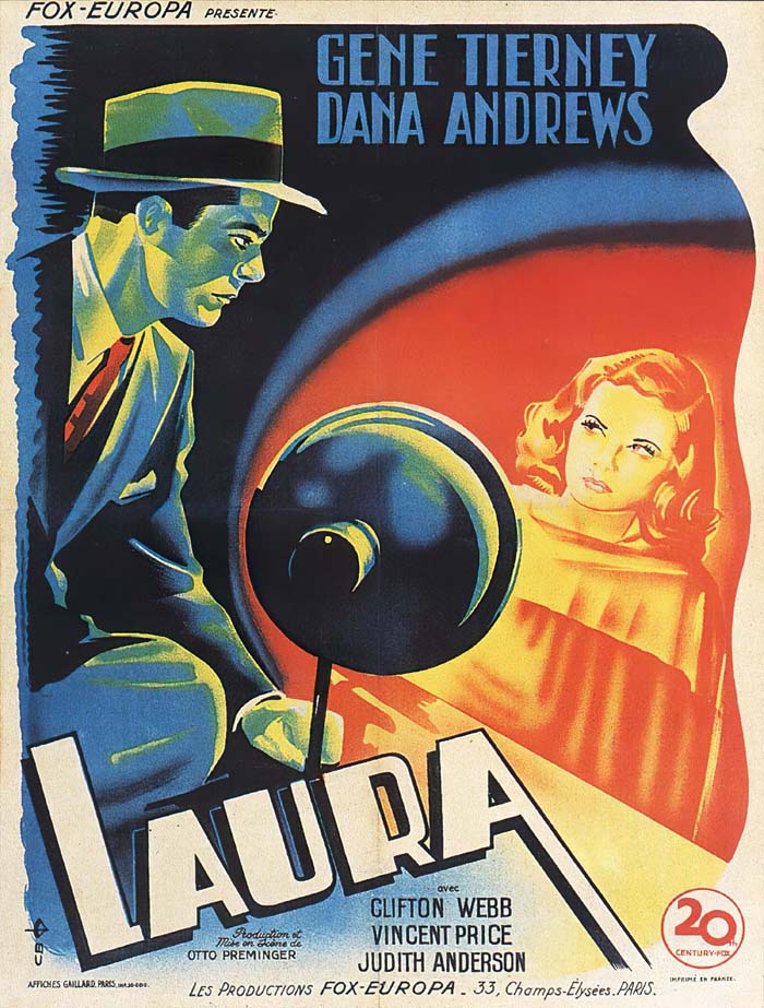 Laura (1944) vintage movie poster